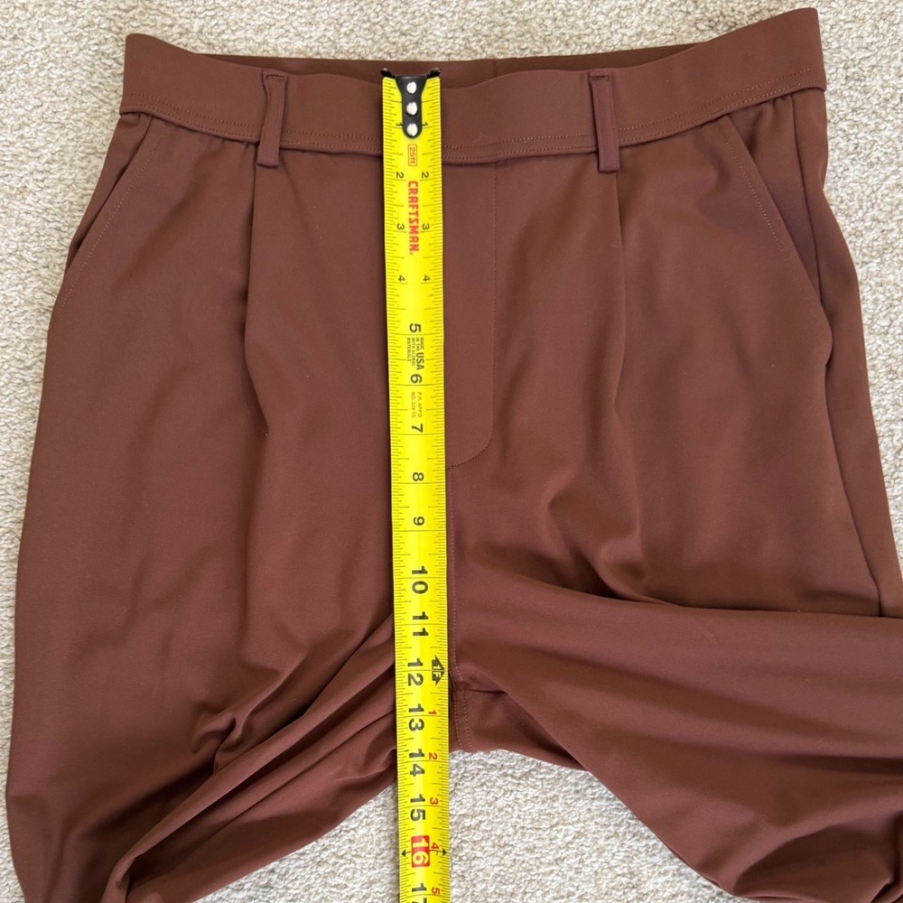 Halara Flex Medium Pleated DayStretch High Waisted Pocket Straight Leg Work Pant - Picture 8 of 10